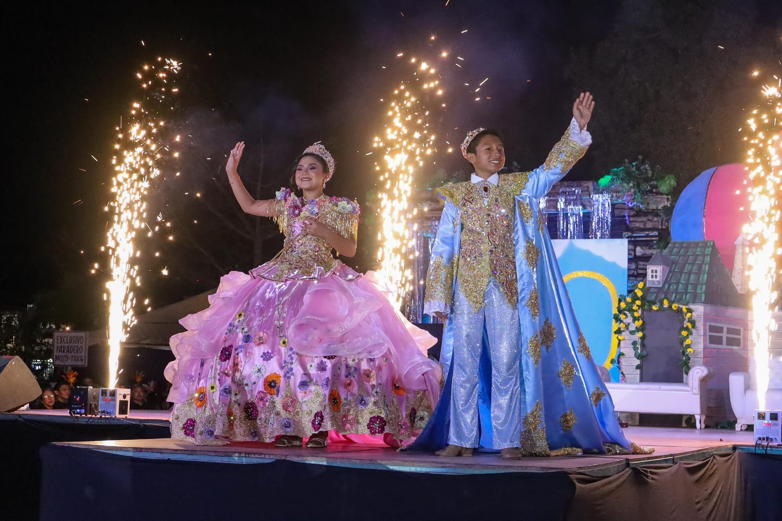 El rey y la reina infantiles